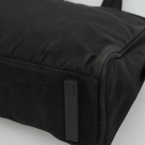 PRADA Hand Bag Nylon Black Auth bs23959