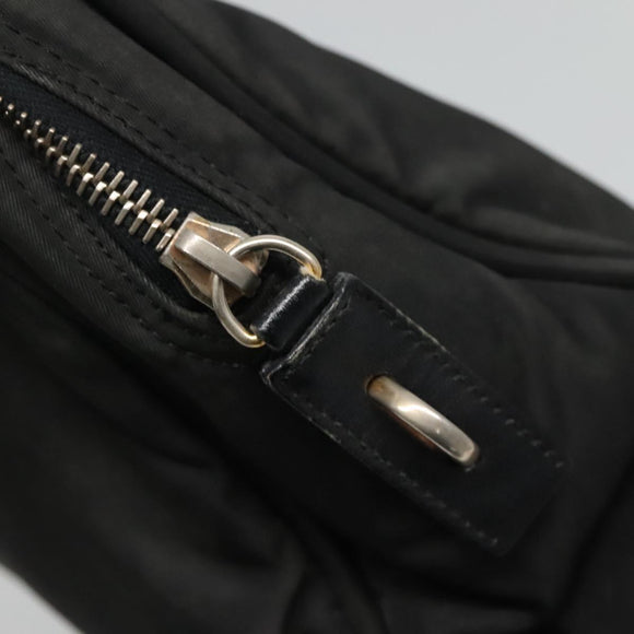 PRADA Hand Bag Nylon Black Auth bs23959