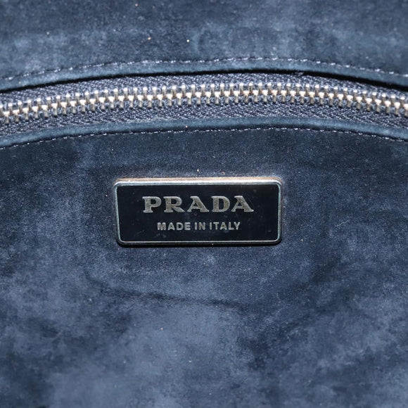 PRADA Hand Bag Nylon Black Auth bs23959