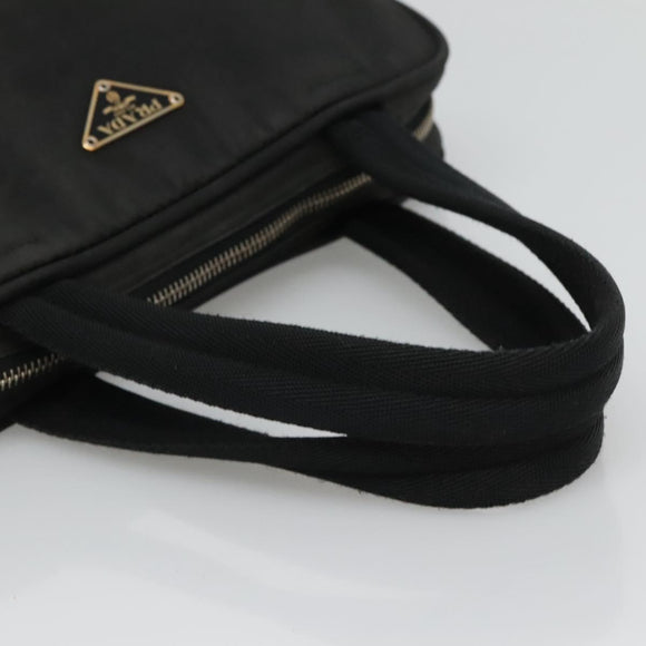 PRADA Hand Bag Nylon Black Auth bs23959