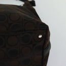 Salvatore Ferragamo Shoulder Bag Canvas Brown Auth bs23964-10
