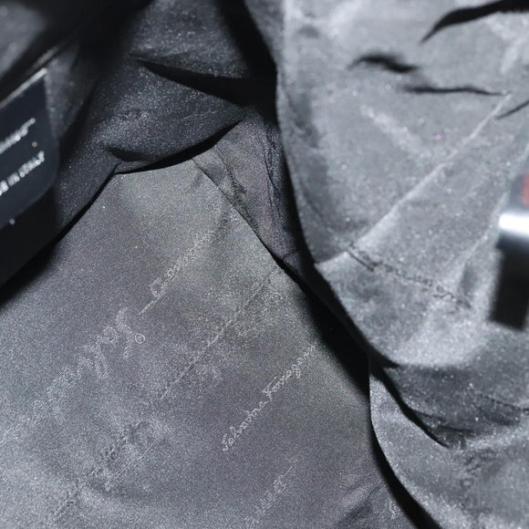 Salvatore Ferragamo Shoulder Bag Canvas Brown Auth bs23964