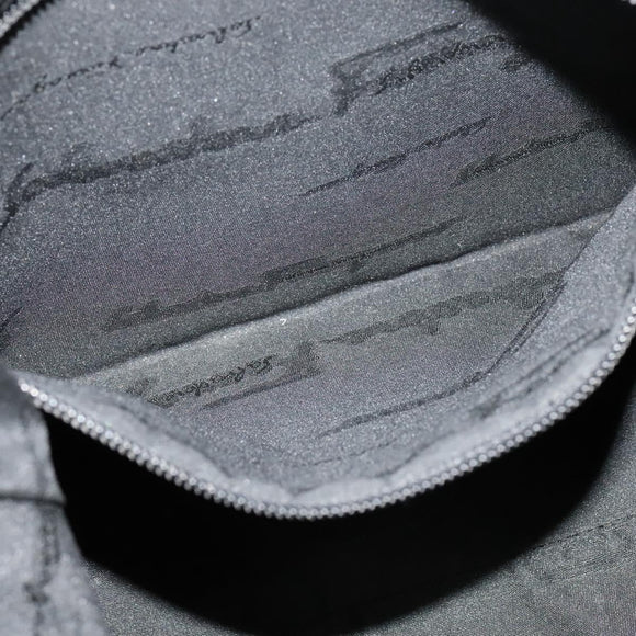 Salvatore Ferragamo Shoulder Bag Canvas Brown Auth bs23964