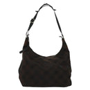 Salvatore Ferragamo Shoulder Bag Canvas Brown Auth bs23964-13