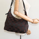 Salvatore Ferragamo Shoulder Bag Canvas Brown Auth bs23964-20