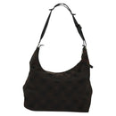 Salvatore Ferragamo Shoulder Bag Canvas Brown Auth bs23964-2