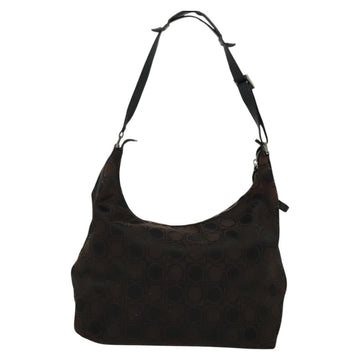Salvatore Ferragamo Shoulder Bag Canvas Brown Auth bs23964 - 0