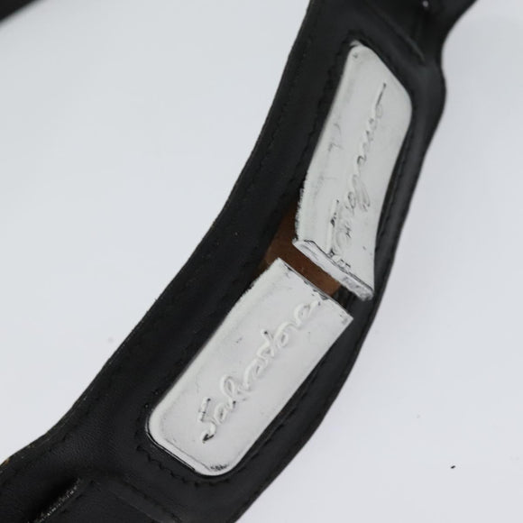 Salvatore Ferragamo Shoulder Bag Canvas Brown Auth bs23964