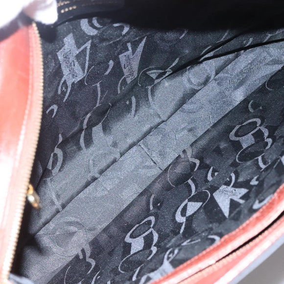 Salvatore Ferragamo Shoulder Bag Leather Brown Auth bs23965