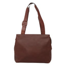 Salvatore Ferragamo Shoulder Bag Leather Brown Auth bs23965-13