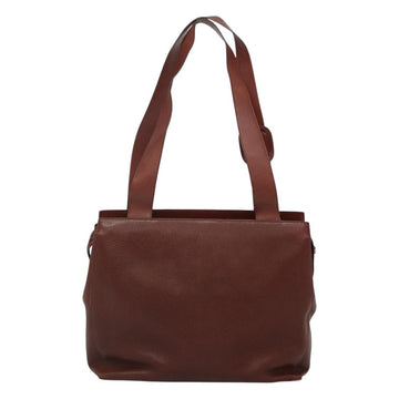 Salvatore Ferragamo Shoulder Bag Leather Brown Auth bs23965 - 0