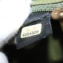CHANEL Hand Bag Enamel Khaki CC Auth bs23971-23