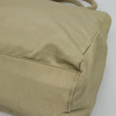 PRADA Hand Bag Nylon Beige Auth bs23980-10