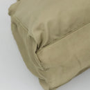 PRADA Hand Bag Nylon Beige Auth bs23980-11