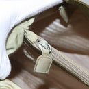 PRADA Hand Bag Nylon Beige Auth bs23980-15