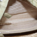 PRADA Hand Bag Nylon Beige Auth bs23980-17