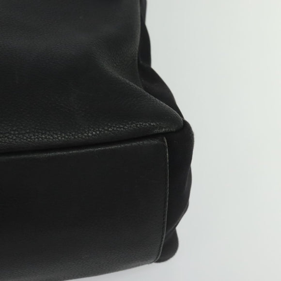 Salvatore Ferragamo Business Bag Leather Black Auth bs23984