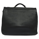 Salvatore Ferragamo Business Bag Leather Black Auth bs23984-3