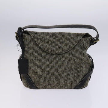Poro Ralph Lauren Shoulder Bag Wool 2Set Gray Beige Auth bs23987 - 0