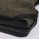 Poro Ralph Lauren Shoulder Bag Wool 2 Set Gray Beige Auth bs23987-8