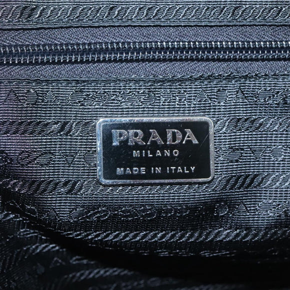 PRADA Hand Bag Nylon Black Auth bs24002