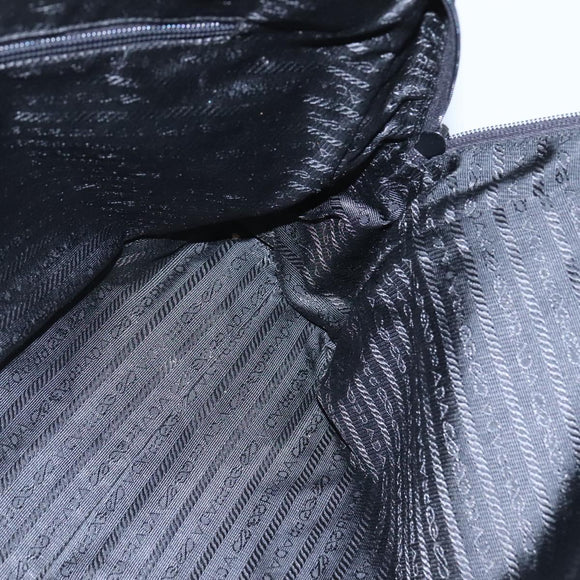 PRADA Hand Bag Nylon Black Auth bs24002