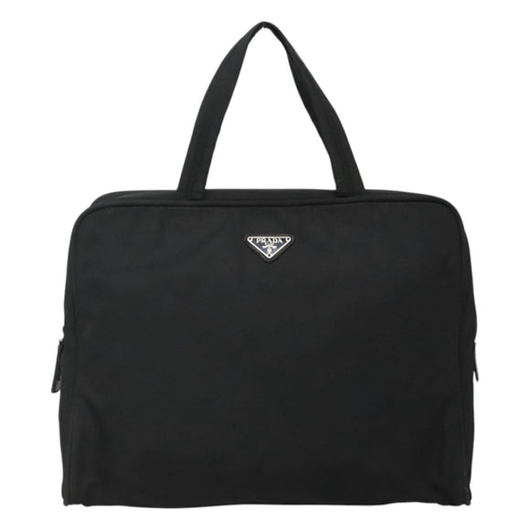 PRADA Hand Bag Nylon Black Auth bs24002
