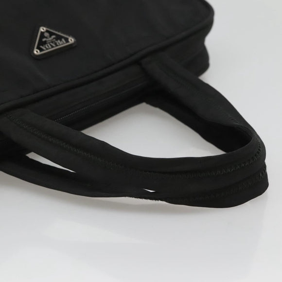 PRADA Hand Bag Nylon Black Auth bs24002