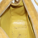 CHANEL Matelasse Hand Bag Suede Yellow CC Auth bs24019-19