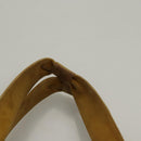 CHANEL Matelasse Hand Bag Suede Yellow CC Auth bs24019-8