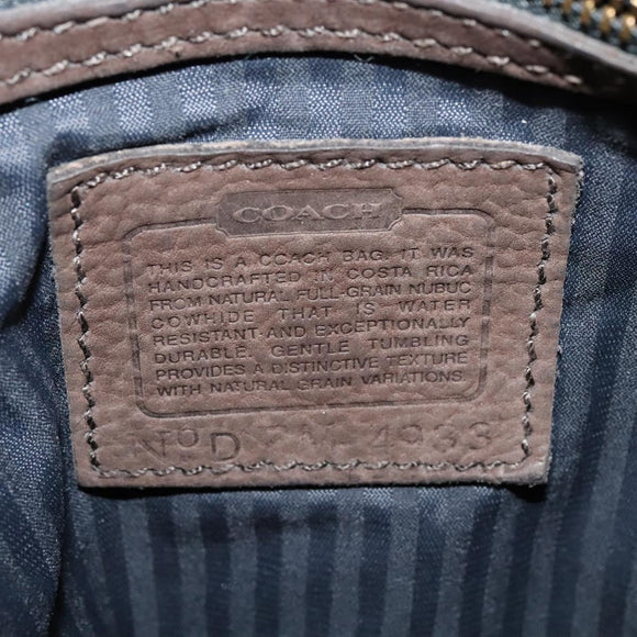 Coach Shoulder Bag Leather Brown Auth bs24024