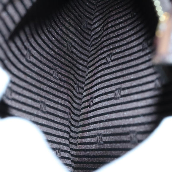 FENDI Toulouse Tote Bag Leather 2way Brown Gold Auth bs24036