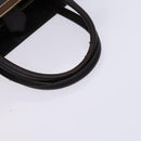 FENDI Toulouse Tote Bag Leather 2way Brown Gold Auth bs24036-7