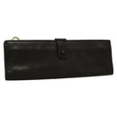 BOTTEGA VENETA Pouch Leather Black Auth bs24042-1
