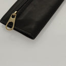 BOTTEGA VENETA Pouch Leather Black Auth bs24042-10