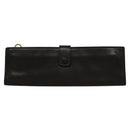 BOTTEGA VENETA Pouch Leather Black Auth bs24042-2