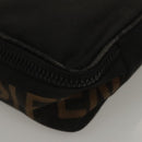 FENDI Hand Bag Canvas Black Auth bs24044-9