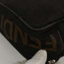 FENDI Hand Bag Canvas Black Auth bs24044-12