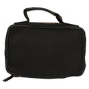 FENDI Hand Bag Canvas Black Auth bs24044-2