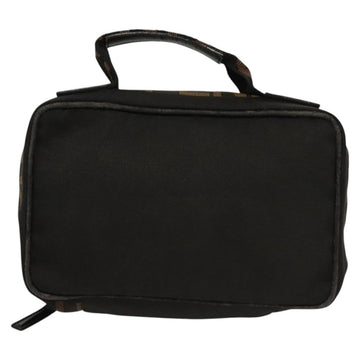 FENDI Hand Bag Canvas Black Auth bs24044 - 0