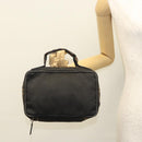 FENDI Hand Bag Canvas Black Auth bs24044-20