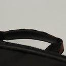 FENDI Hand Bag Canvas Black Auth bs24044-8