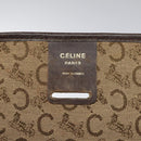 CELINE C Sulky Shoulder Bag Canvas Brown Gold Auth bs24045-18
