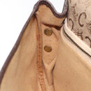 CELINE C Sulky Shoulder Bag Canvas Brown Gold Auth bs24045-12