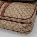 CELINE Macadam Canvas Shoulder Bag PVC Beige Gold Auth bs24047-10