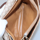 CELINE Macadam Canvas Shoulder Bag PVC Beige Gold Auth bs24047-15