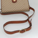 CELINE Macadam Canvas Shoulder Bag PVC Beige Gold Auth bs24047-7