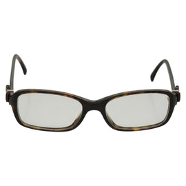 CHANEL Glasses plastic Khaki CC Auth bs24049 - 0