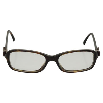 CHANEL Glasses plastic Khaki CC Auth bs24049 - 0