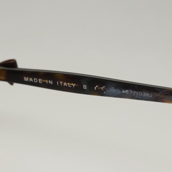 CHANEL Glasses plastic Khaki CC Auth bs24049